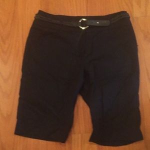Black shorts size 10